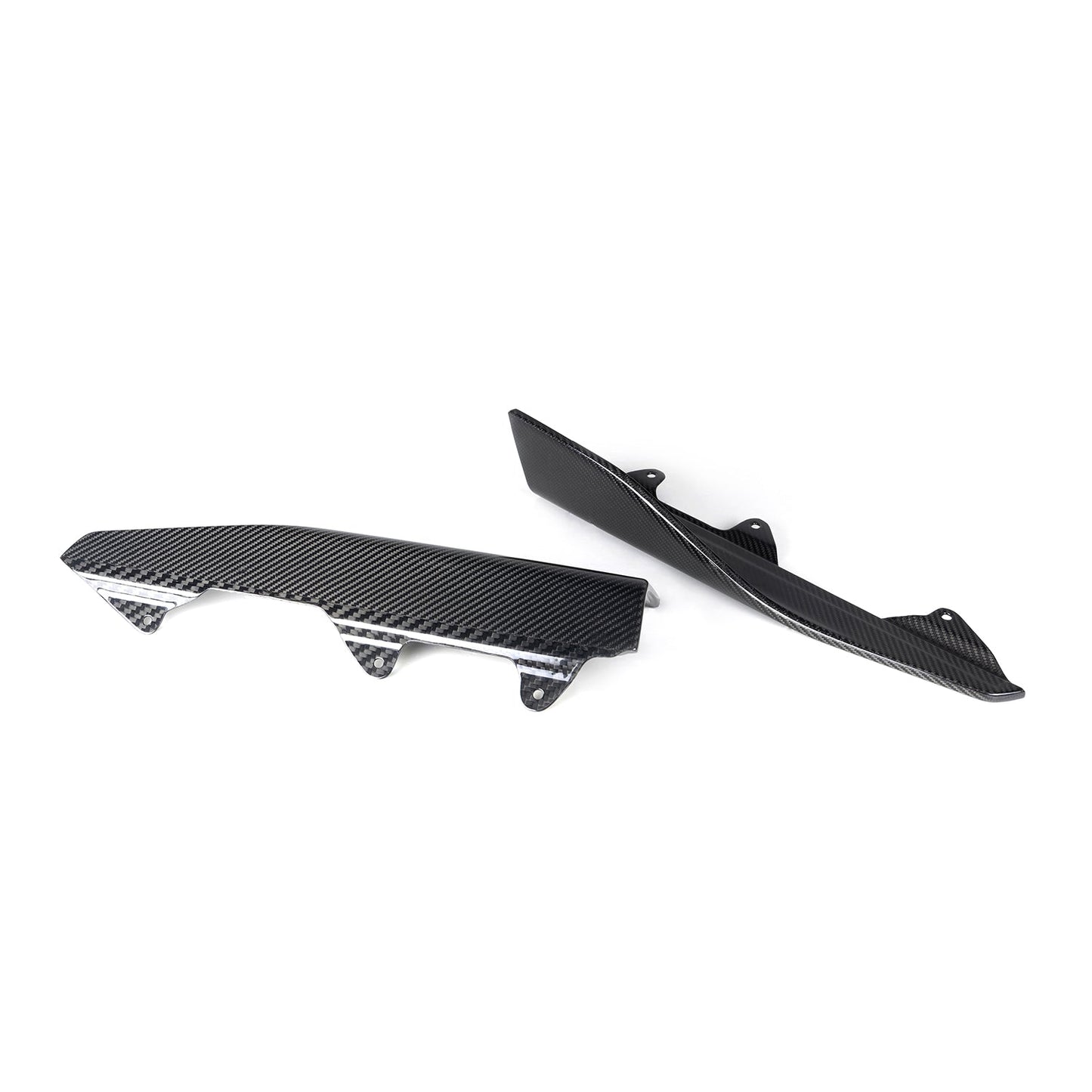 MHC+ BMW M2 F87 Performance Style Side Winglets In Gloss Pre Preg Carbon Fibre (F87 inc Competition)