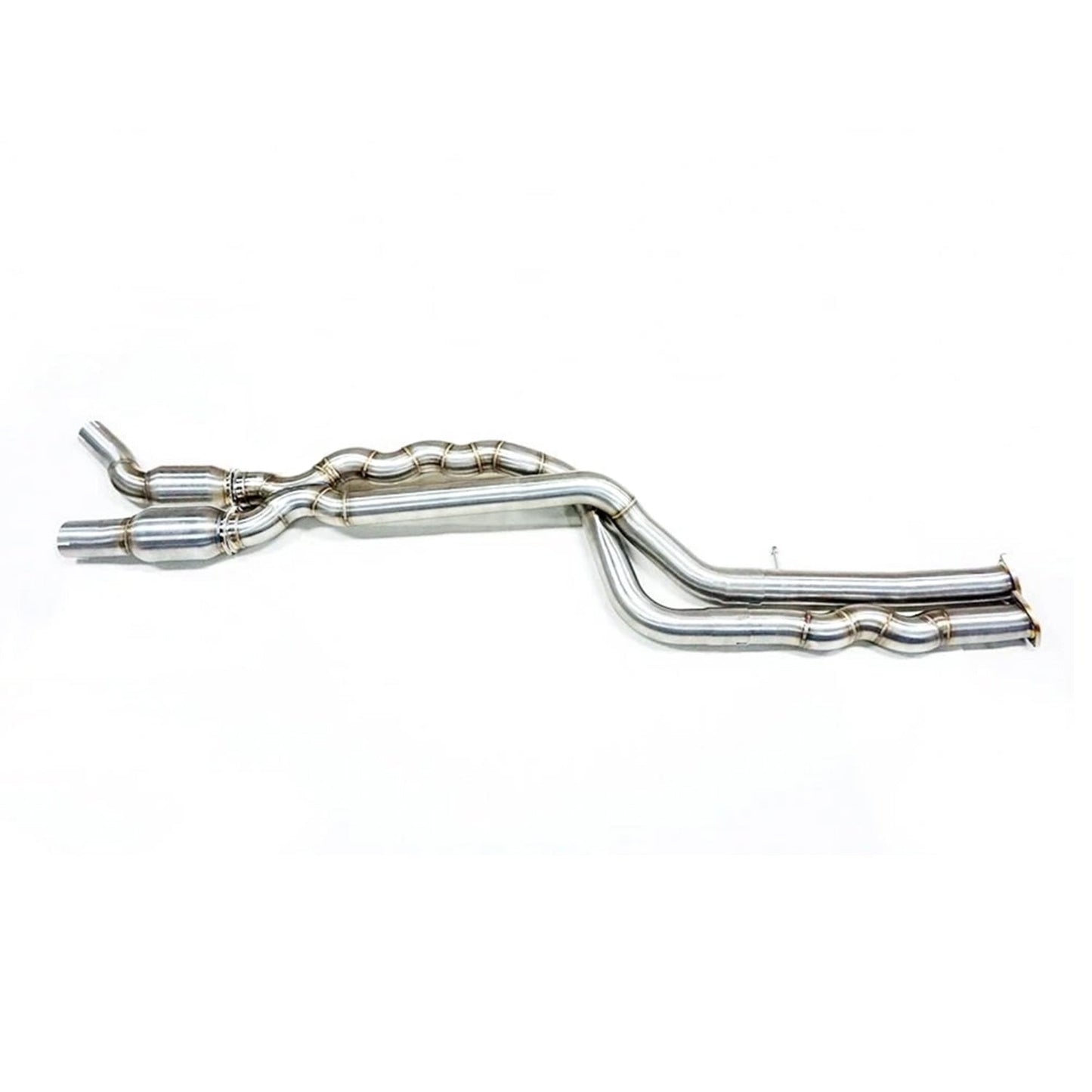 BMW F87 M2 Competition S55 Resonated Equal Length Midpipe & Under Brace