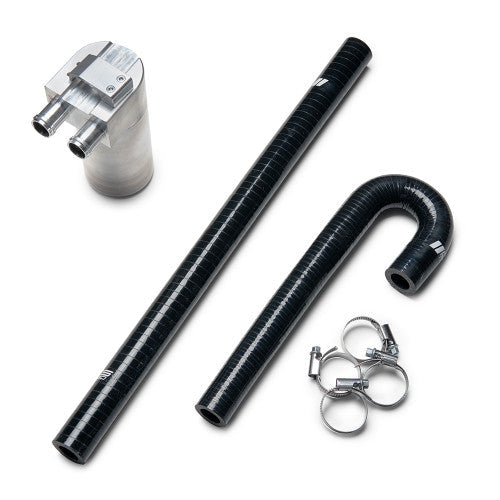 CTS Turbo BMW N54 Oil Catch Can Kit  Direct-Fit PCV Upgrade for 135i, 335i, 535i, 1M, Z4 35i | Billet Aluminium, 10AN Braided Hoses, Valve Cover Breather