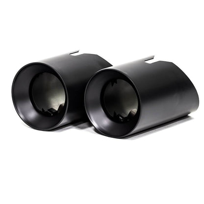 BMW 335i F30/F31 Exhaust Tips – 3.5in (88.9mm) Slip-On Tailpipe Finishers | M Performance Style | Direct-Fit OE Replacement for 3 Series N55 | Polished Stainless or Ceramic Black | Replaces 18307610633 | Cobra Sport Pair