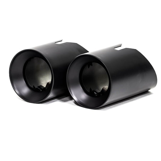 BMW 2 Series M235i F22 F23 Exhaust Tips 3.5in (88.9mm) – Twin Tailpipe Finishers/Trims | M Performance Style | Slip-On OE Fit | Polished or Ceramic Black | Direct Replacement for 18307610633 – Cobra Sport
