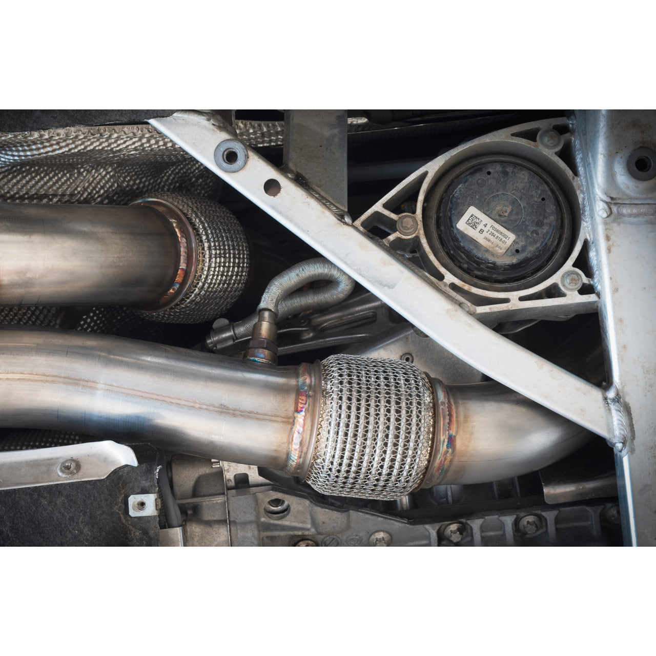 BMW M3 F80 S55 3in (76mm) Catless Downpipes - Primary DeCat/De-Cat Cat Delete Pipes, Turbo Downpipe Upgrade, Pre-OPF/PPF Direct Fit, Track/Off-Road Only Performance Exhaust
