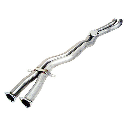 BMW M3 E46 (2001-2006) Exhaust Mid Pipe/Midpipe Centre/Center Section (Section 2) by Cobra Sport - 2.5in 63.5mm Twin Pipe, Cat-Back Middle/Connecting Pipes, Direct-Fit S54 Upgrade