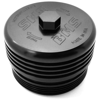 BMS BMW Oil Filter Housing Cap Wrench Socket 86.4mm 16 Flute - Billet Aluminium - For N20 N26 N51 N52 N54 N55 N63 N74 S55 S63 Engines - Burger Motorsports T-OFCR - Made in USA