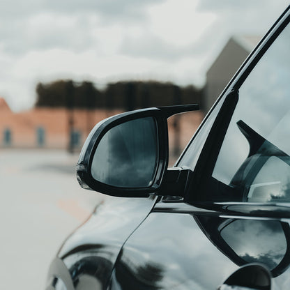 BMW X Series X3/X4/X5/X6 (G01/G02/G05/G06) Gloss Black Piano Black Wing Mirror Covers - Door Mirror Caps/Side Mirror Shells - Shadowline Style Replacement Set 2017+ | CT Carbon Pair