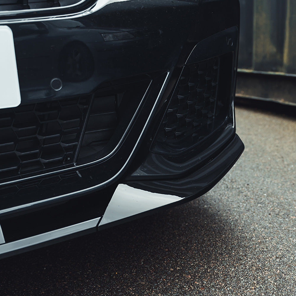 BMW 5 Series G30 LCI Facelift 2021+ Gloss/Piano Black Aero Body Kit - M Performance Style / M Sport Look - Front Splitter/Lip, Side Skirts, Rear Diffuser, Boot/Trunk Lip Spoiler - Black Pack Styling for Saloon/Sedan