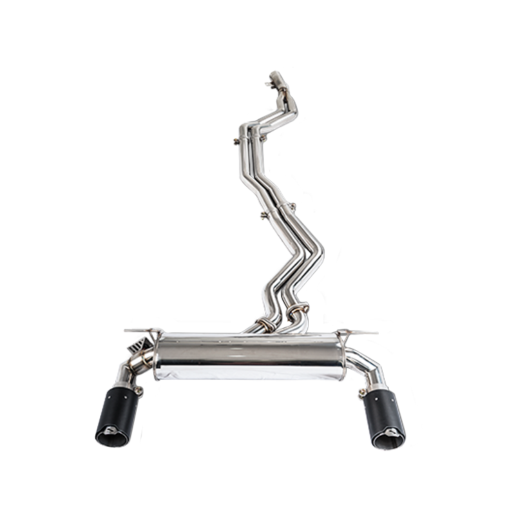 Stone Exhaust BMW 1 Series M140i B58 Valved Cat-Back/Catback Performance Exhaust System (F20/F21) - Switchable Valvetronic Rear Section, OEM Valve Control, No Drone, OPF/GPF Friendly, Back Box + Mid Pipe | AP526A