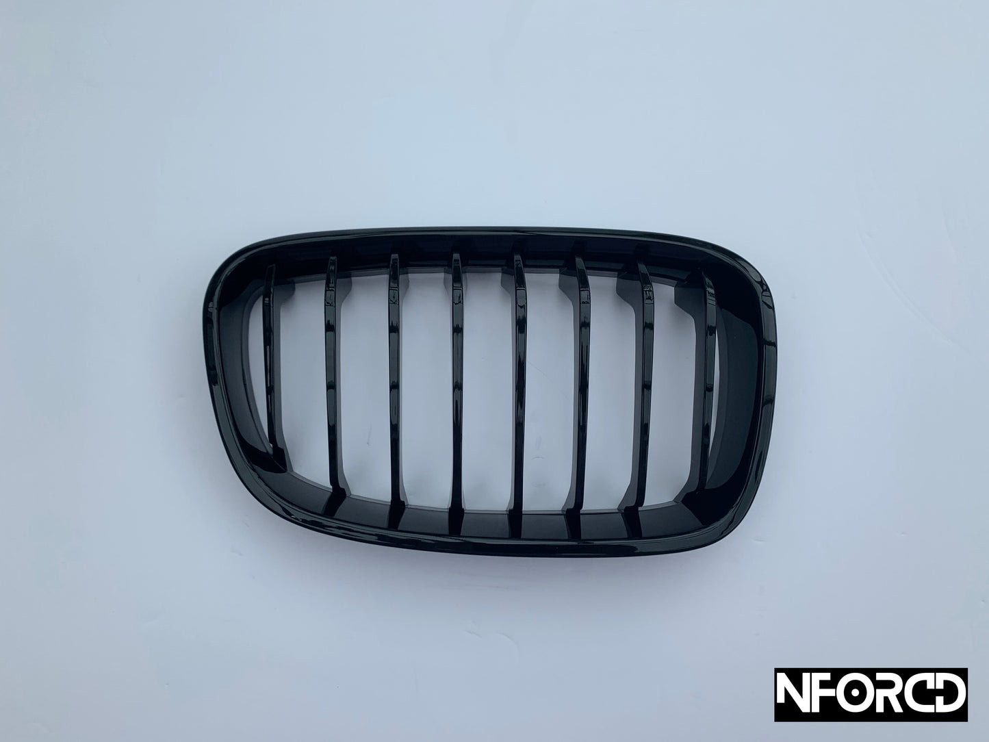 Gloss Black Kidney Grilles (Front Grills) for BMW 1 Series F20 F21 2011–2014 Pre‑LCI/Pre‑Facelift | Shadowline De‑Chrome Blackout Replacement Sport Grille Upgrade – Fits M135i 116i 118d 120d