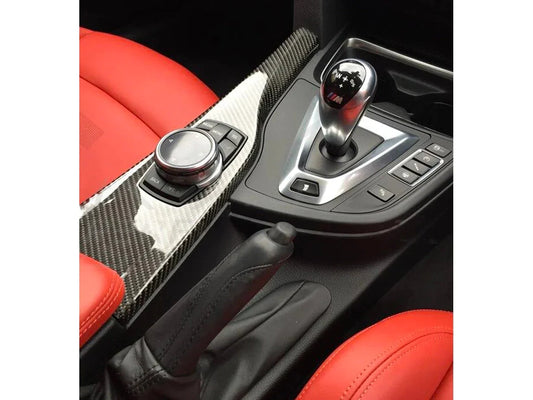 Genuine BMW F80 F82 Carbon Fibre Centre Console Trim  OEM Interior for M3 & M4, F32/F36 4 Series LCI  Part 51168046117