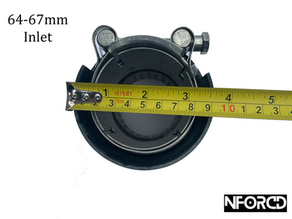 Black Carbon Fibre/Carbon Fiber Exhaust Tips Tailpipe Trims/Exhaust Finishers for BMW | M2 M3 M4 3 Series 4 Series | Clamp-On Muffler Tailpipe Ends | 60–63mm & 64–67mm | Quad or Twin | UK Stock