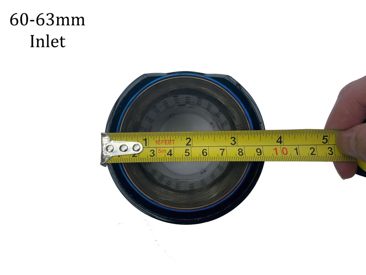 BMW M Performance Style Carbon Fibre Exhaust Tips  Blue | Hidden Clamp | 6063mm / 6467mm | Clampâ€‘On Fit | UK Stock