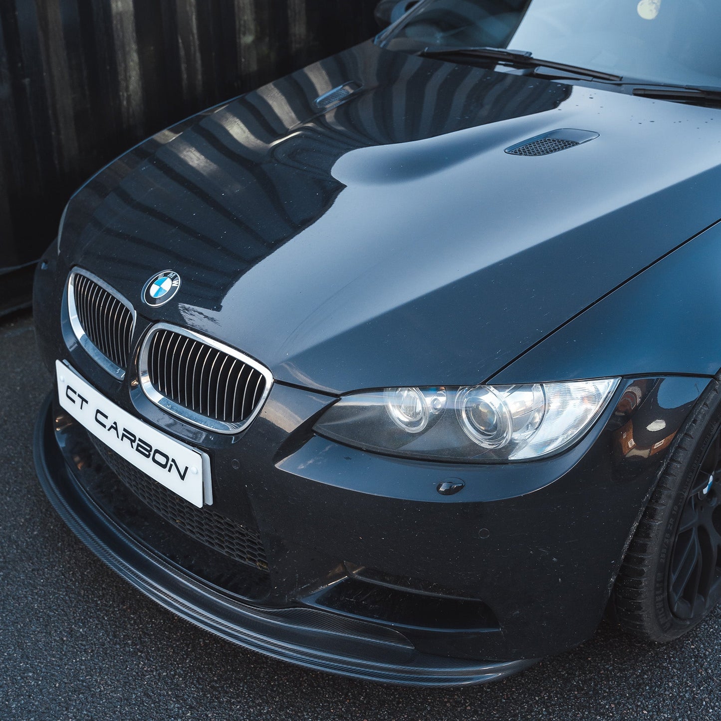 BMW M3 E9X (E92/E90 Coupe/Sedan/Saloon) 2007-2013 Carbon Fibre/Fiber Front Lip Splitter - GTS Style Chin Spo