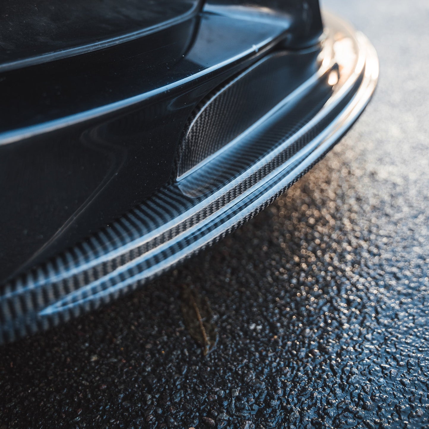 BMW M3 E9X (E92/E90 Coupe/Sedan/Saloon) 2007-2013 Carbon Fibre/Fiber Front Lip Splitter - GTS Style Chin Spo