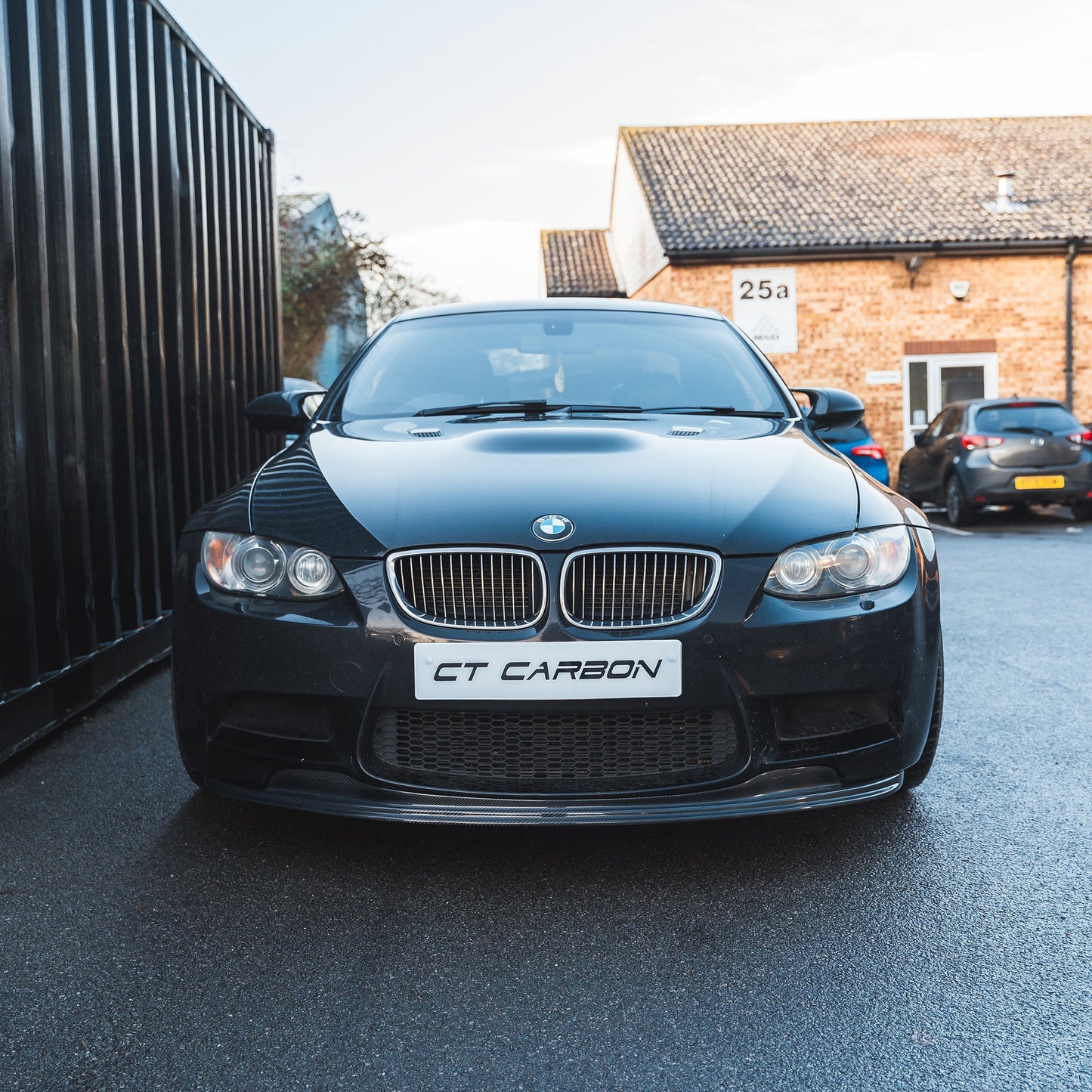 BMW M3 E92/E90 Carbon Fibre/Carbon Fiber Front Bumper Lip Splitter Spoiler – GTS Style | CT Carbon | E9X S65 V8 Aero Chin/Valance for E90 Saloon & E92 Coupe (2007–2013) UK
