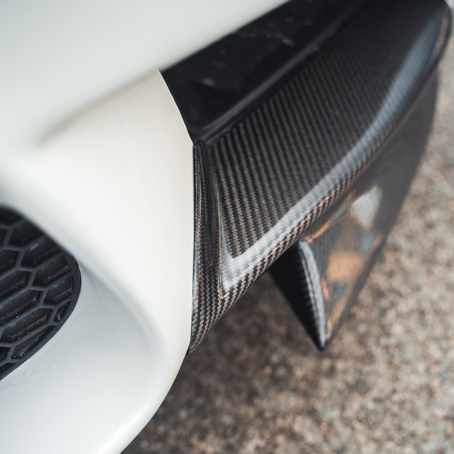 BMW M3 E90/E92 (2007-2013) Carbon Fibre Front Bumper Canards – M Performance (MP) Style Dive Planes / Corner Splitters / Aero Fins – CT Carbon Front Flicks