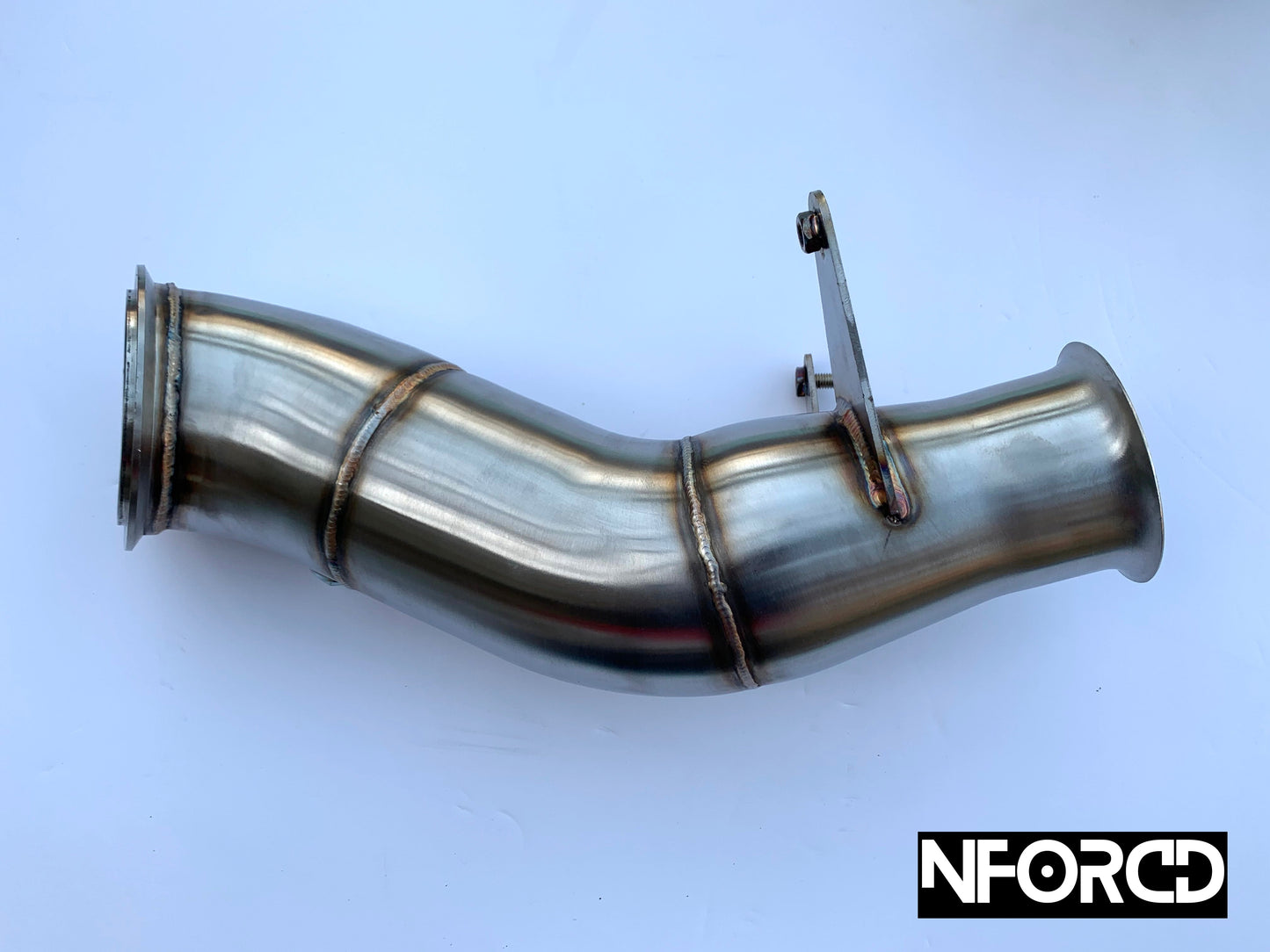 BMW F-Series N55 EWG (Electronic Wastegate) 4" Catless Downpipe / Decat Turbo Pipe - M135i M235i 335i 435i M2 (F20 F21 F22 F30 F31 F32 F33 F87) Straight Pipe Race DP 100mm High-Flow Upgrade