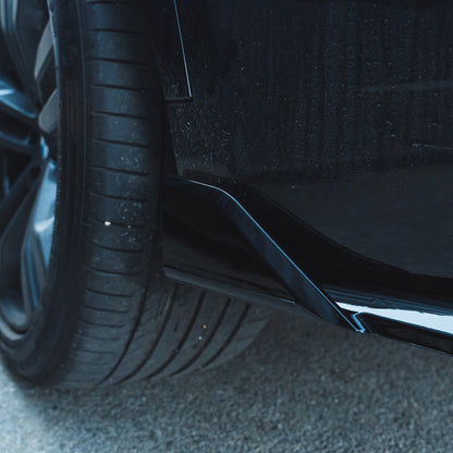 BMW X5 F15 Body Kit 2014-2018 High Gloss/Piano Black Aero Styling Pack - Front Lip Splitter, Side Skirt Extensions, Rear Diffuser Valance, Roof Spoiler - Black Pack Shadowline Exterior Upgrade