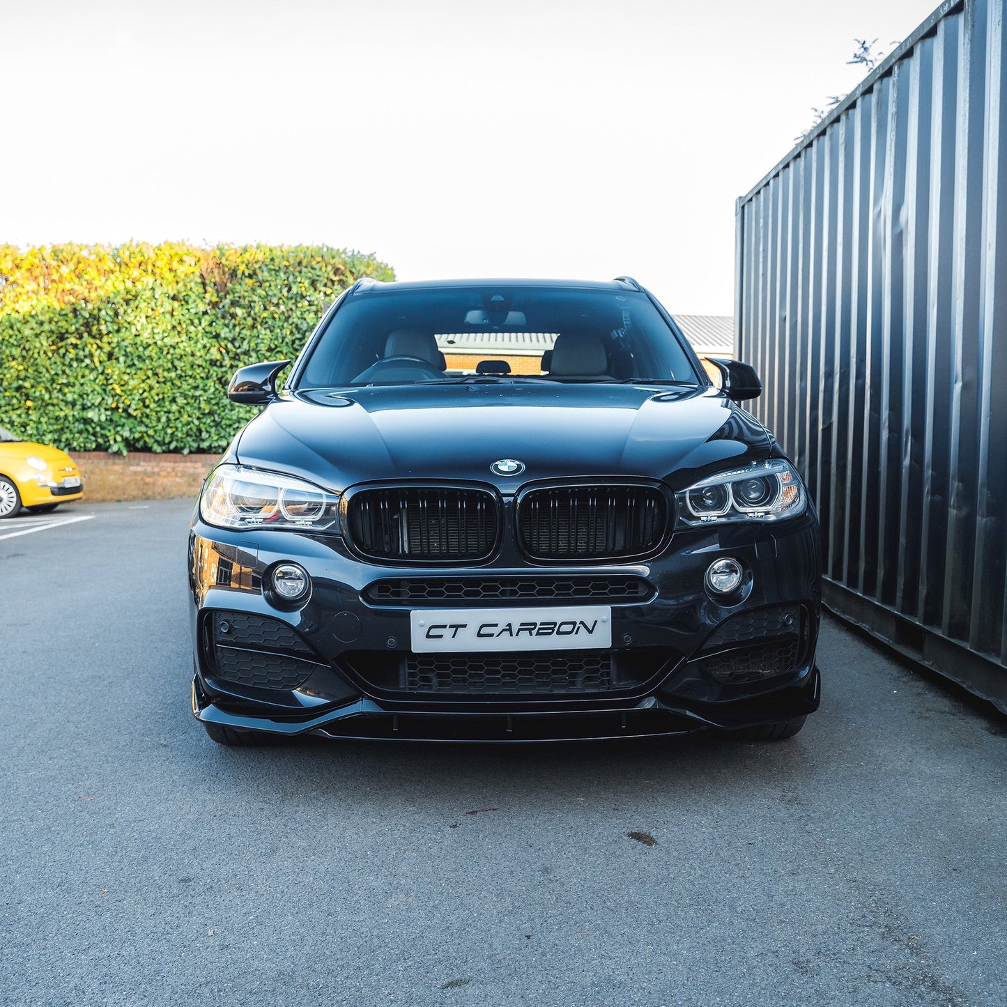 BMW X5 F15 Body Kit 2014-2018 High Gloss/Piano Black Aero Styling Pack - Front Lip Splitter, Side Skirt Extensions, Rear Diffuser Valance, Roof Spoiler - Black Pack Shadowline Exterior Upgrade