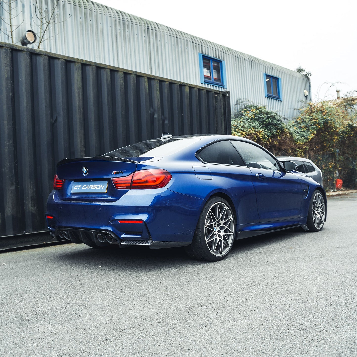 CT Carbon BMW M3/M4 F80 F82 F83 (F8X) Carbon Fibre Side Skirts, 3D-Style Gloss | Side Skirt Extensions, Side Blades, Rocker/Sill Extensions | Fits 2014-2020 M3 Saloon, M4 Coupe & Convertible