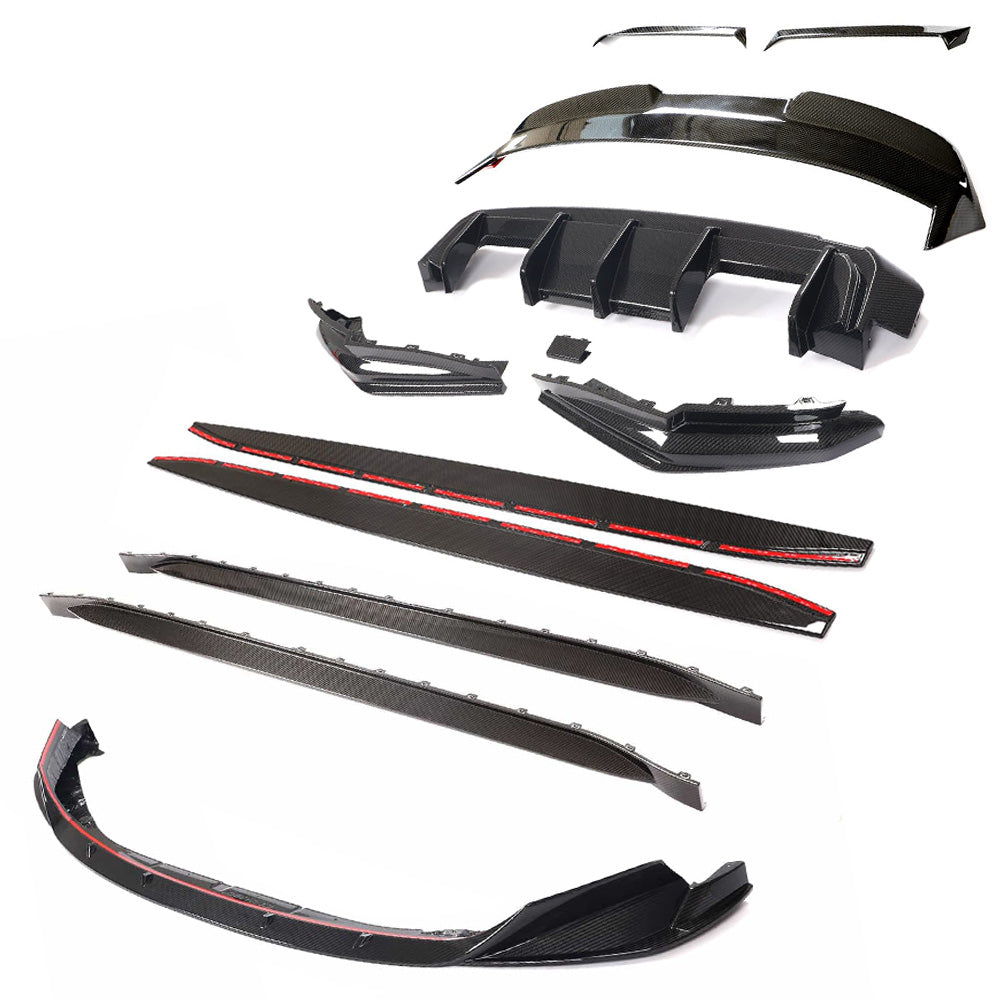 BMW M3 Touring G81 Carbon Fibre Body Kit & Aero Kit – CT Design Full Pack (Front Lip/Splitter, Side Skirts, Rear Diffuser, Tailgate Spoiler) | Dry/Pre-Preg Carbon Upgrade for Estate/Wagon | 2023+