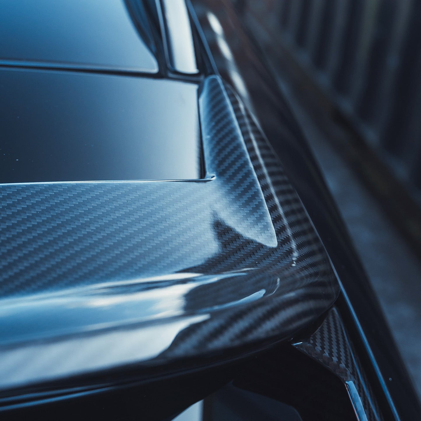 BMW M3 Touring G81 2021+ Carbon Fibre Rear Boot Lip Spoiler - CT Design Pre-Preg Dry Carbon Tailgate Lip, Rear Wing Extension with Add-On Window Trim - OEM Style Estate/Wagon Aero Upgrade