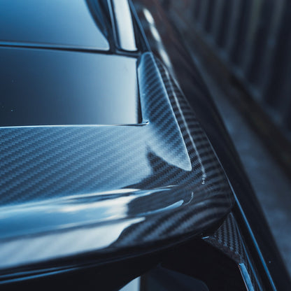 BMW M3 Touring G81 Carbon Fibre/Carbon Fiber Rear Lip Spoiler | Tailgate/Boot Trunk Lip Wing | Estate/Wagon Rear Aero Upgrade | CT Carbon CT Design V2 (2021+) Pre-Preg