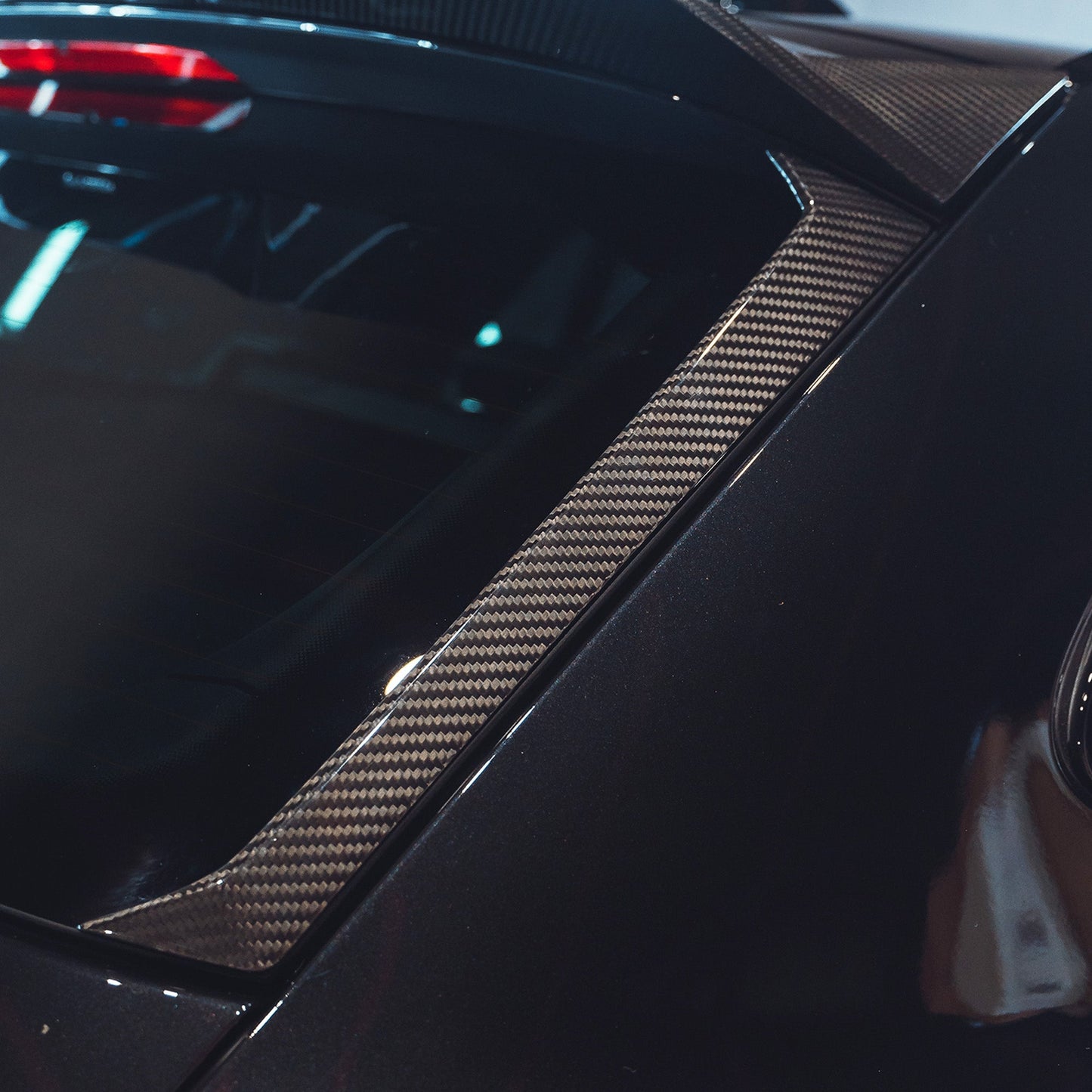 BMW M3 Touring G81 Rear Lip Spoiler / Tailgate Boot Wing (2021+) – Dry Pre-Preg Carbon Fiber/Fibre with Window Trim Add-On | Estate/Wagon Rear Blade | OEM+ Fitment | CT Design