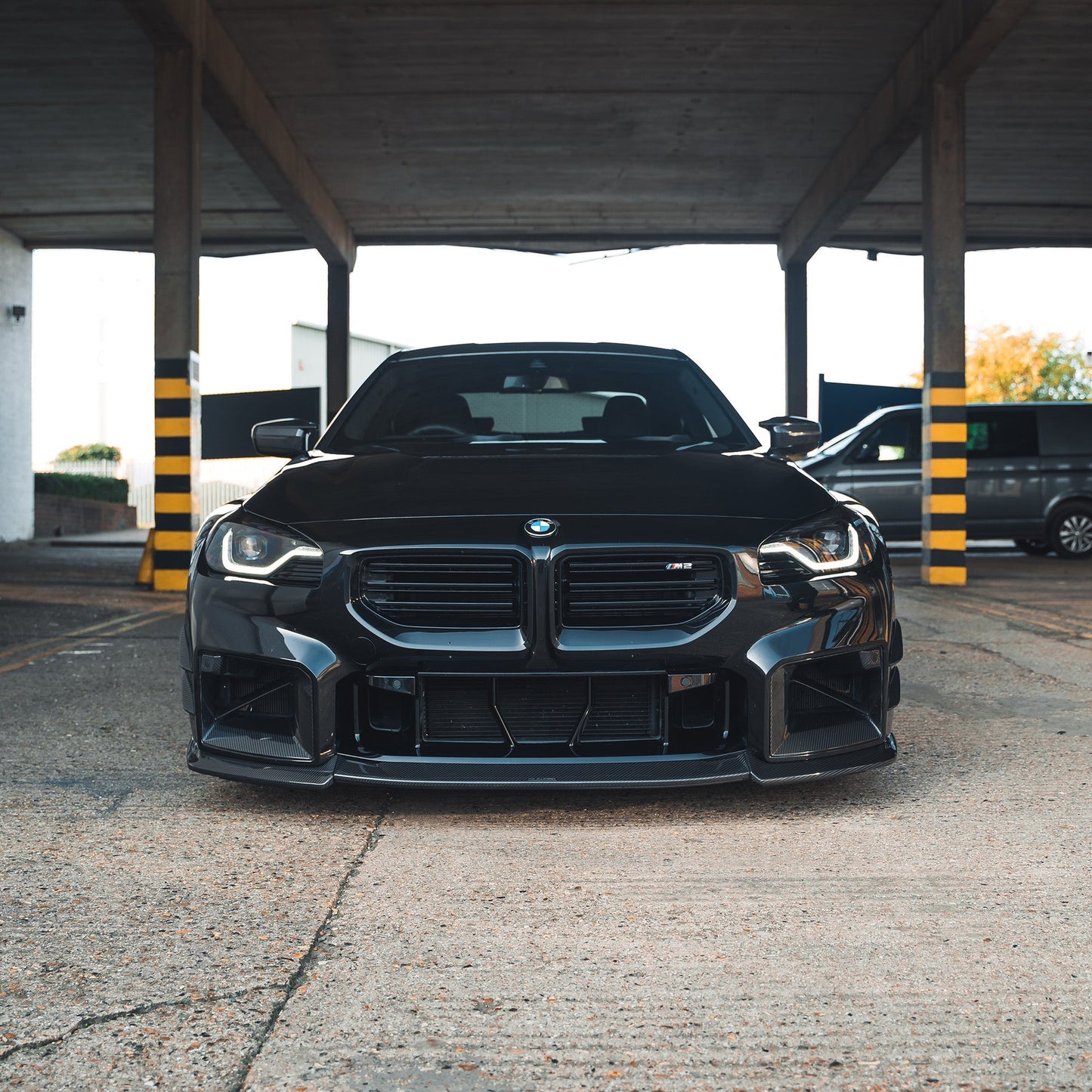 BMW M2 G87 Front Lip Spoiler Splitter 2023+ – Carbon Fibre/Carbon Fiber Prepreg (Dry Carbon) – CT Design Front Bumper Lip, Chin Spoiler, Valance Aero Lower Lip – OEM+ Fitment – Performance Body Kit Upgrade