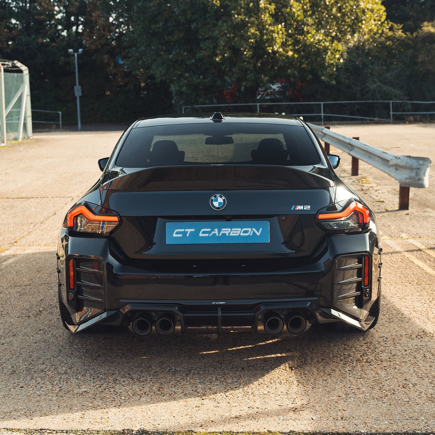 BMW M2 G87 (2023+) Carbon Fibre/Fiber Rear Bumper Corners – Spats, Corner Extensions, Rear Apron/Valance End Caps, Diffuser Side Pieces – Lightweight Pre-Preg OEM+ Fit – CT DESIGN