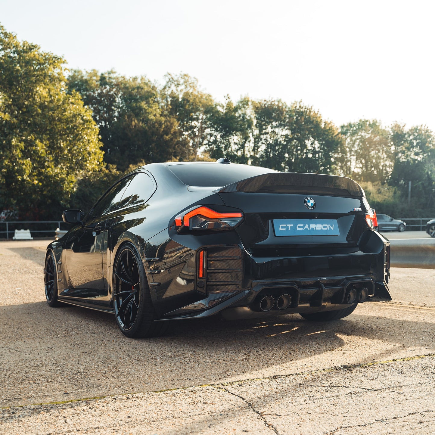 CT Design Carbon Fibre/Fiber Boot Lip Spoiler for BMW M2 G87 (2023+) & 2 Series Coupe G42 (2022+) incl M240i – Bootlid Rear Lip / Trunk Lip / Tail Spoiler Wing | Pre-Preg Performance Aero OEM+