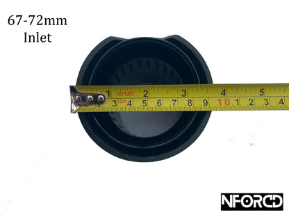 BMW Forged Carbon Fibre (Carbon Fiber) Exhaust Tailpipe Tips Gold – M Performance/M Sport Style Slip-On Clamp-Fit | Hidden Band Clamp | 63–67mm & 67–72mm | Tailpipe Trims/Covers | Replacement End Pipes | UK Stock Fast Dispatch