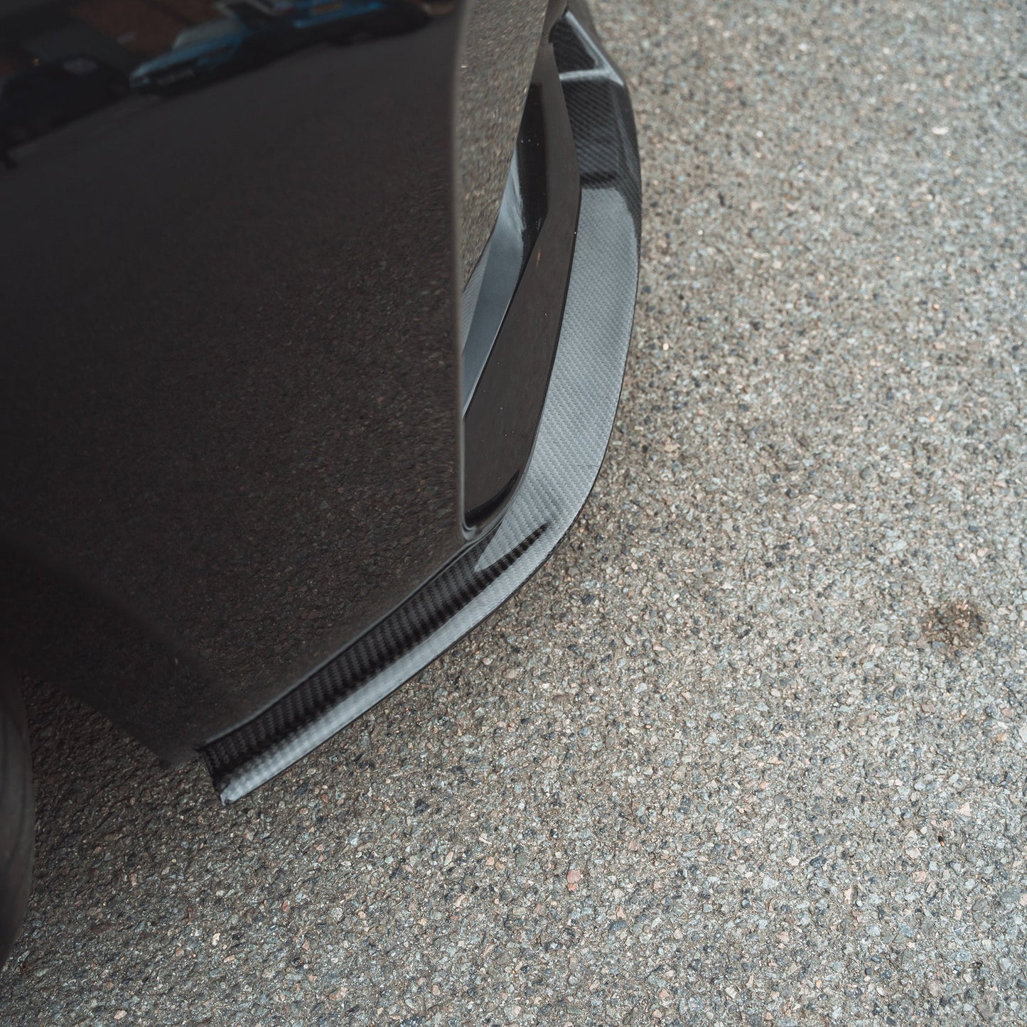 BMW M2 F87 N55 2015-2018 Carbon Fibre Front Lip Splitter Spoiler – CS/M4 CS Look, M Performance Style Gloss Front Bumper Lip, OG F87 Aero Valance by CT Carbon