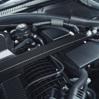 CT Carbon BMW M2 G87, M3 G80/G81, M4 G82/G83 Carbon Fibre/Carbon Fiber Engine Bay Dress Up Kit – Under‑Bonnet/Underhood Styling Pack & Trim Kit with Engine Cover, Strut Brace, Intake Covers & Slam Panel (G8X)