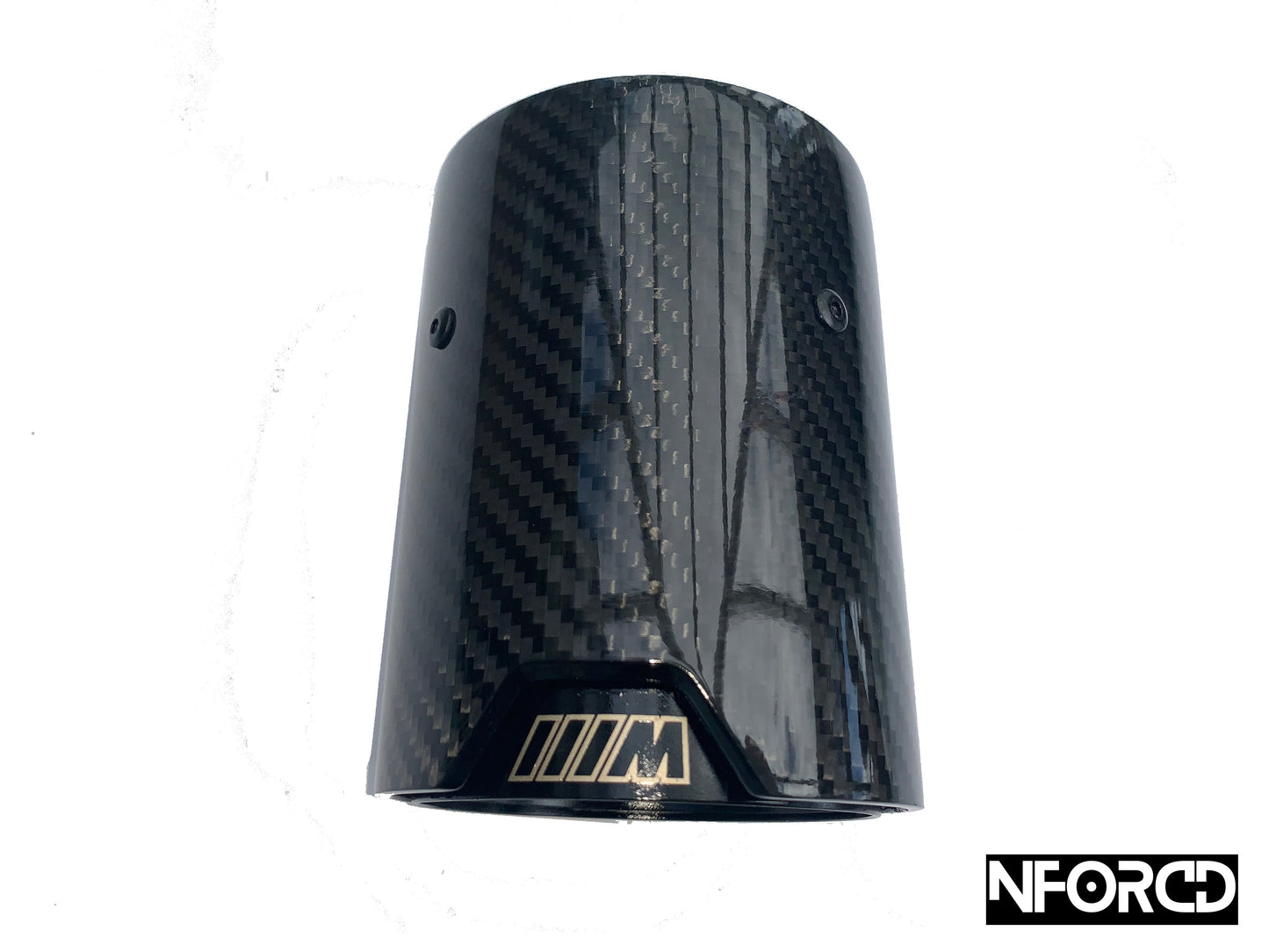 Black Carbon Fibre/Carbon Fiber Exhaust Tips Tailpipe Trims/Exhaust Finishers for BMW | M2 M3 M4 3 Series 4 Series | Clamp-On Muffler Tailpipe Ends | 60–63mm & 64–67mm | Quad or Twin | UK Stock