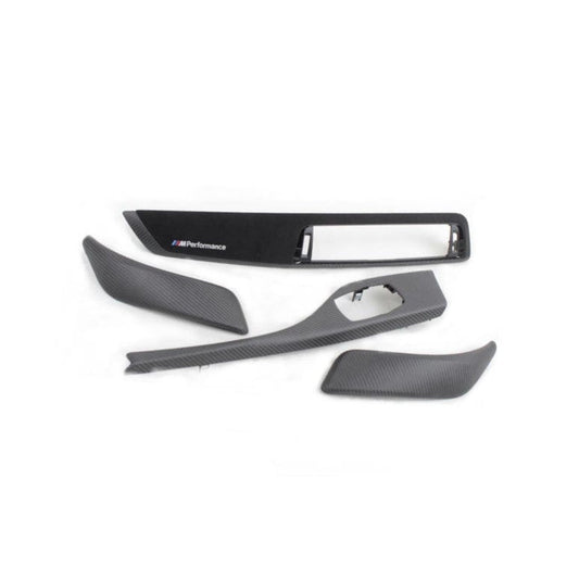 Genuine BMW M Performance Interior Trim Kit, Open-Pore Carbon Fibre & Alcantara â€“ F21 F22 F87 LCI (1 Series, 2 Series & M2) â€“ Dash, Centre Console