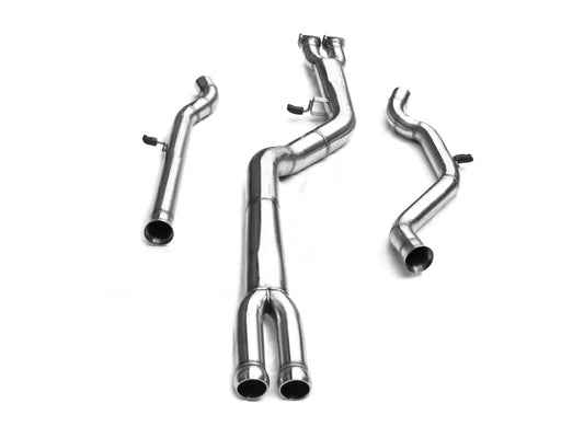 BMW M3 F80 / M4 F82 F83 S55 Single Midpipe/Midsection Performance Exhaust - Centre/Center Section One Piece Middle Pipe Upgrade, Single Merge Mid Pipe (2014+)