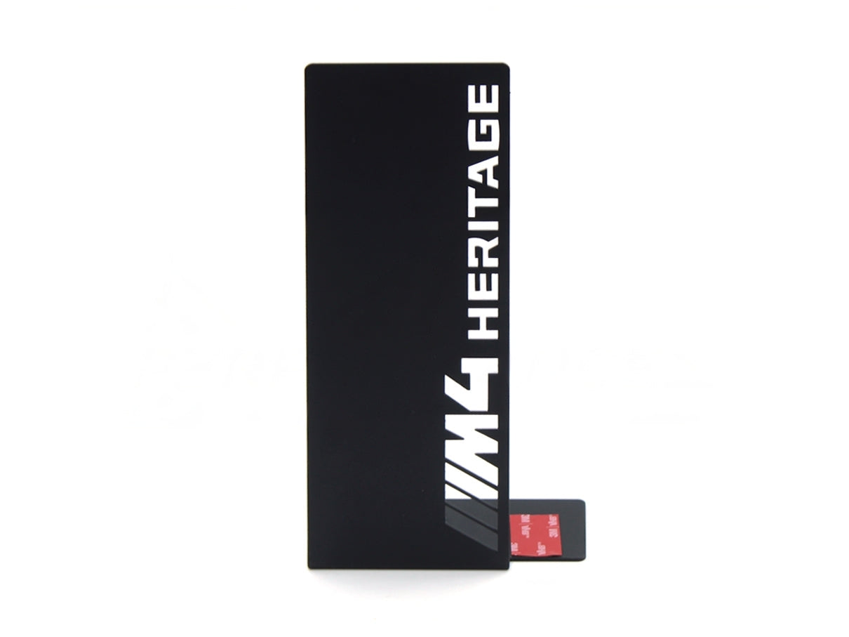 BMW M4 S55 Chargecooler Aluminium Cover F82/F83 (M4, M4 Competition, M4 CS) â€“ Ultra Matt Black Engine Bay Dress-Up | Topâ€‘Mount Intercooler/Chargecooler Cover 2013â€“2018