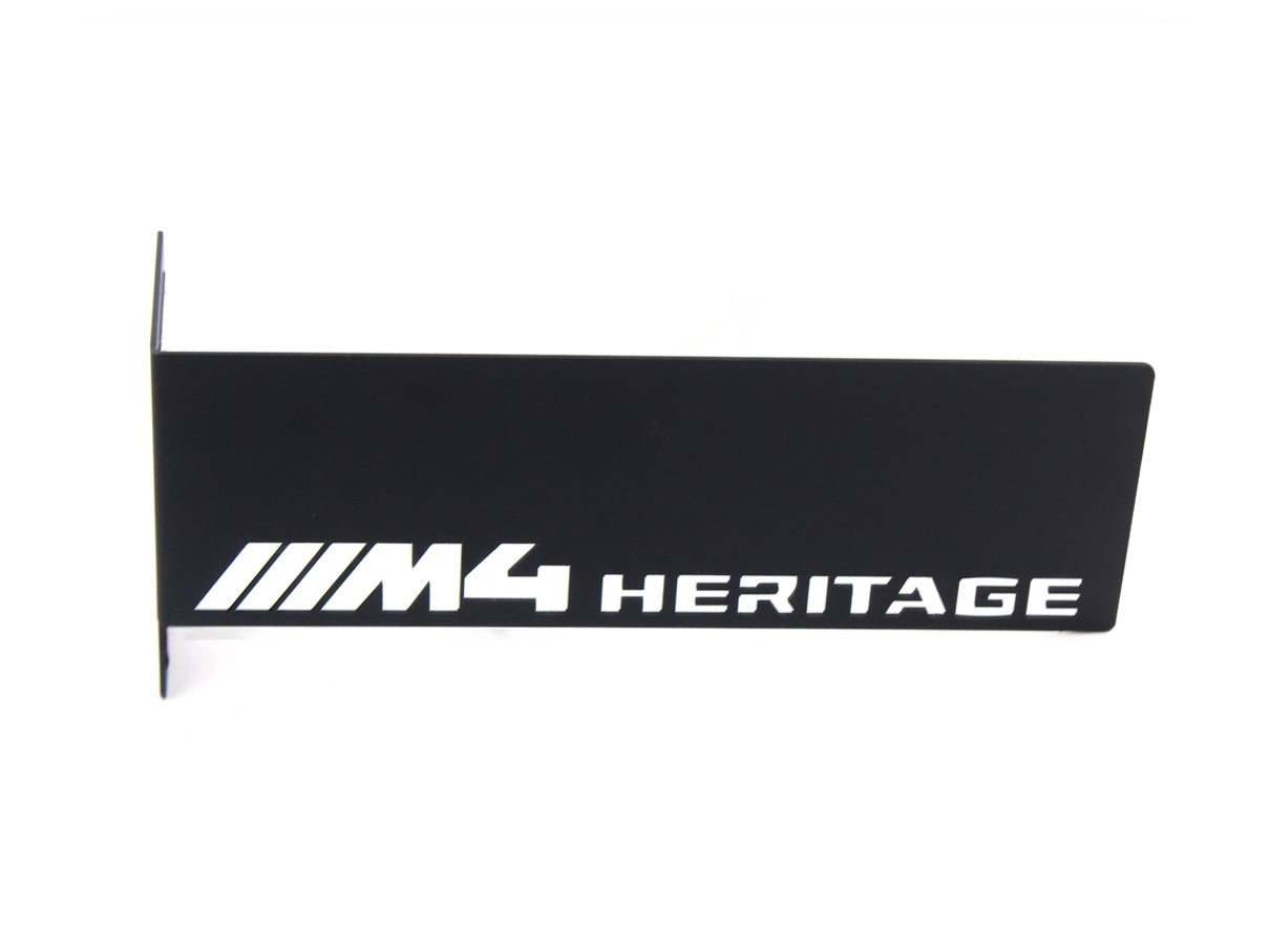 BMW M4 S55 Chargecooler Aluminium Cover F82/F83 (M4, M4 Competition, M4 CS) â€“ Ultra Matt Black Engine Bay Dress-Up | Topâ€‘Mount Intercooler/Chargecooler Cover 2013â€“2018