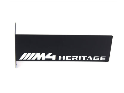 BMW M4 S55 Chargecooler Aluminium Cover F82/F83 (M4, M4 Competition, M4 CS) â€“ Ultra Matt Black Engine Bay Dress-Up | Topâ€‘Mount Intercooler/Chargecooler Cover 2013â€“2018