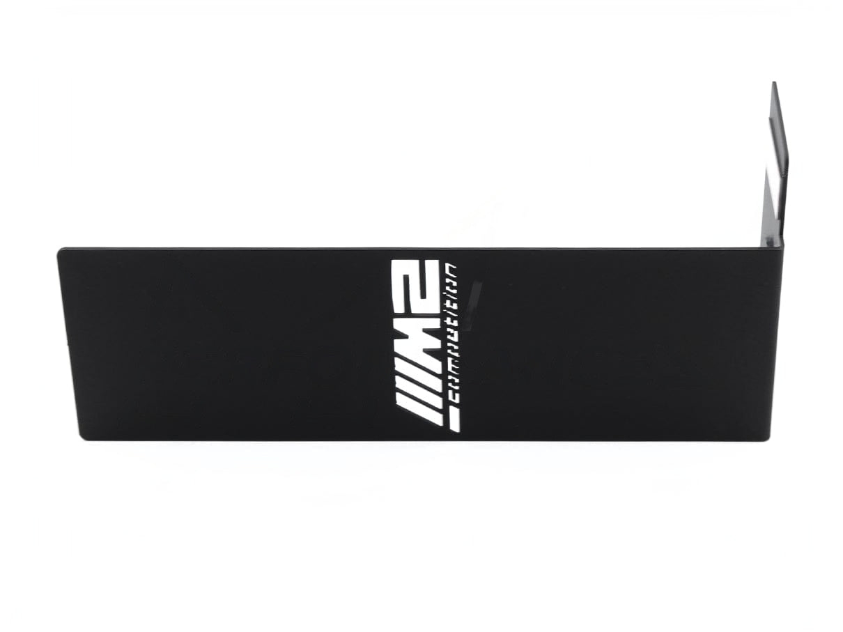 BMW M2 Competition F87 LCI S55 Chargecooler/Intercooler Top Cover – Engine Bay Dress-Up Shroud/Trim Plate – 2mm Aluminium Alloy, Ultra‑Matt Black Powder Coated, Laser Cut – Underbonnet/Underhood OEM+ Panel – 3M VHB No‑Drill Install (2018–2021)