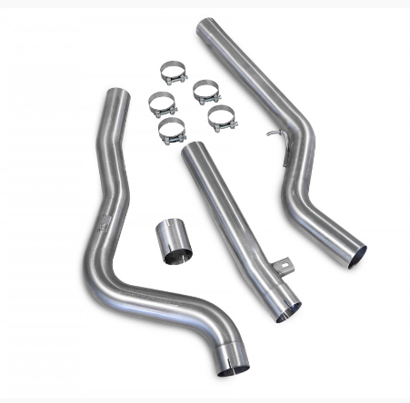 Scorpion Exhaust Resonator Delete & GPF/OPF Delete Mid Pipe for BMW M140i/M240i (F20 F21 F22) 2016-2020 - 80mm Centre Section, Fits OEM Back Box, B58, xDrive Compatible