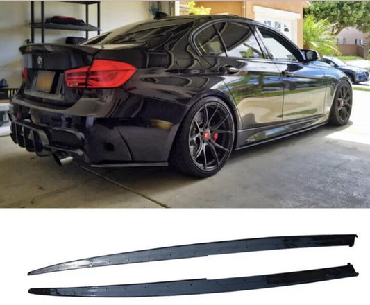BMW F30 Side Extensions M-Sport (Gloss Black)