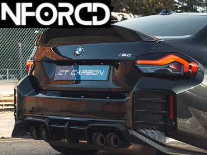 CT Carbon BMW M2 G87 (S58) & 2 Series G42 Coupe Carbon Fibre Rear Lip Spoiler - Boot/Trunk Decklid Spoiler, M Performance Style, Pre-Preg Autoclaved 2x2 Twill, Gloss OEM Fit, Hardware Included - 3-Year Warranty