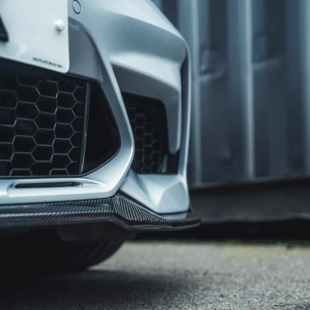 BMW M2 Competition F87 CS Style Carbon Fibre Front Lip Splitter | M2C/M2 Comp Front Spoiler, Bumper Lip, Aero Lower Lip | 2018+ Performance Carbon Front Splitter Upgrade