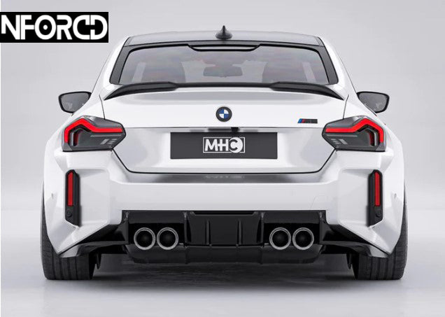 BMW M2 G87 2023+ Edition 1 Carbon Fibre Rear Diffuser 3 Piece | Pre-Preg Gloss | Fits S58 | UK Made by MHC | R44 Performance