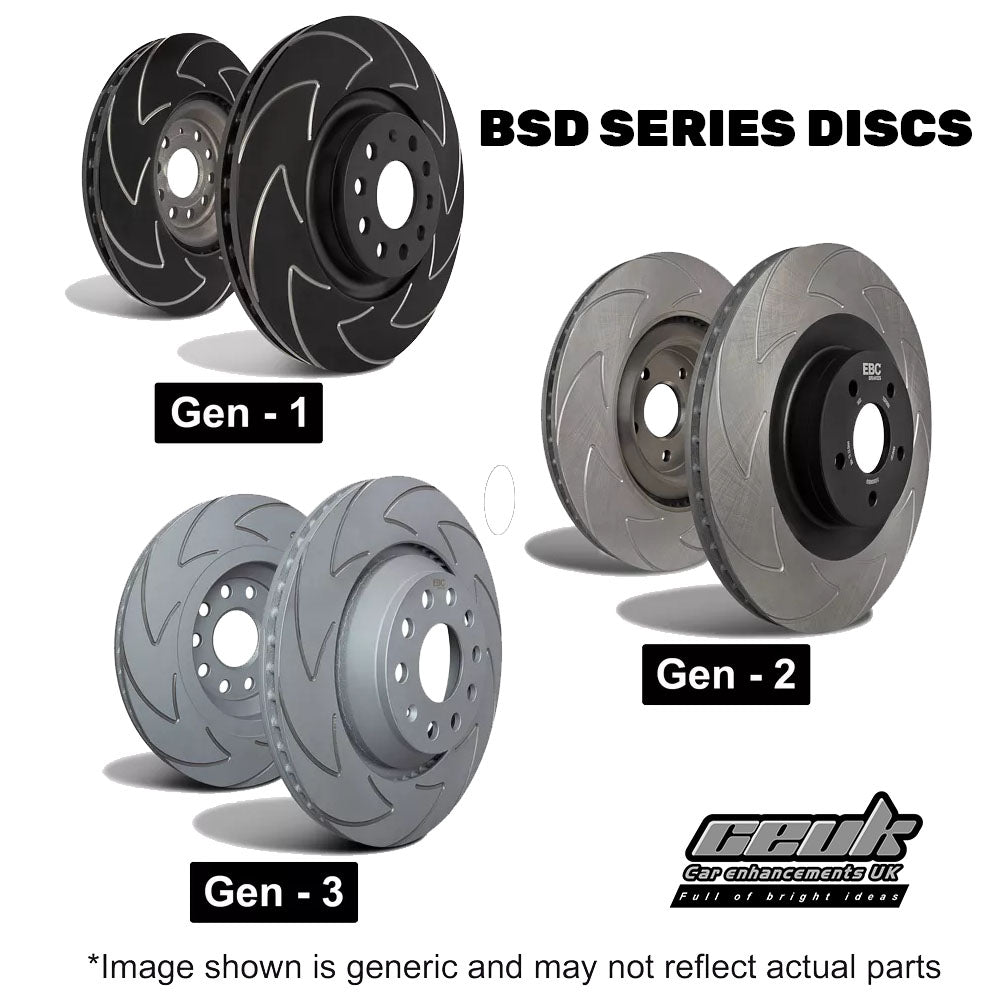 EBC Front Brake Disc Upgrade (Multiple Options) - Skoda Yeti 2.0 Turbo Diesel