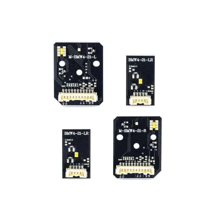 Hexon BMW M3/M4/4 Series G80 G81 G82 G83 G22 Yellow/Amber DRL Halo Rings (Angel Eyes) LED Boards - CSL Style Plug & Play Headlight Module Upgrade Kit, Error-Free Daytime Running Light Retrofit