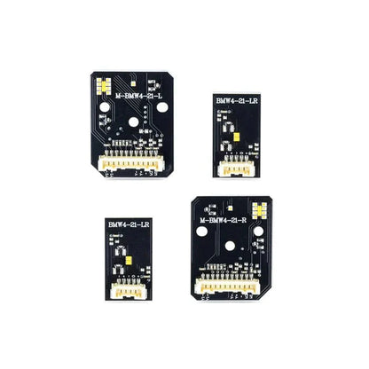 Hexon BMW M3/M4/4 Series G80 G81 G82 G83 G22 Yellow/Amber DRL Halo Rings (Angel Eyes) LED Boards - CSL Style Plug & Play Headlight Module Upgrade Kit, Error-Free Daytime Running Light Retrofit