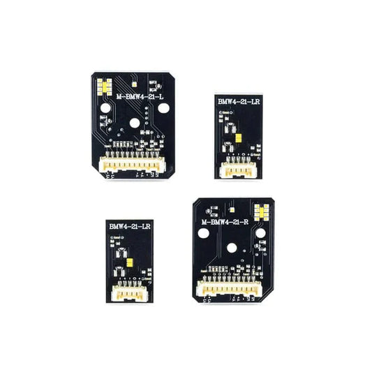 Hexon BMW M3/M4/4 Series G80 G81 G82 G83 G22 Yellow/Amber DRL Halo Rings (Angel Eyes) LED Boards - CSL Style Plug & Play Headlight Module Upgrade Kit, Error-Free Daytime Running Light Retrofit