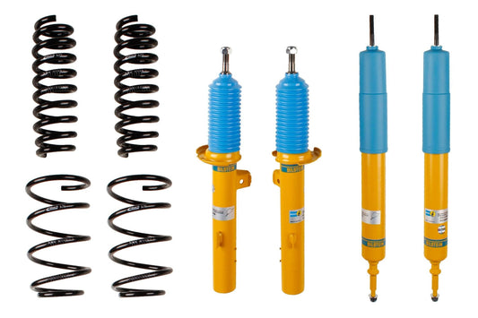 Bilstein B12 Pro-Kit Suspension Upgrade for BMW 1 Series E81/E87 (2004-2011) - Lowering Kit, Sport Shocks & Springs, Strut/Damper Cup Kit - Fits 116d 118d 120d 123d 130i - E8x Performance Handling Pack - Shock Absorber & Spring Set - Part No 46-180490